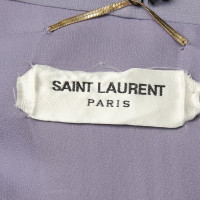 Saint Laurent Jurk Zijde in Violet