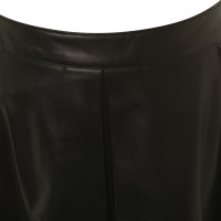 Burberry MIDI skirt in black leather
