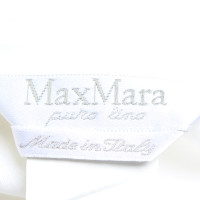 Max Mara Vestito in Lino in Crema