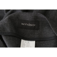 Windsor Broeken Wol in Grijs