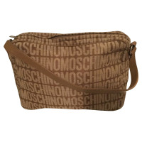Moschino Beige monogram shoulder bag