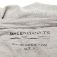 Balenciaga T-shirt in grijs en beige