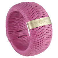 Christian Dior Braccialetto in Pelle in Rosa