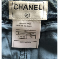 Chanel Trousers Cotton in Blue