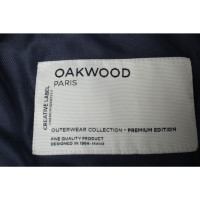 Oakwood Giacca/Cappotto in Pelle in Petrolio