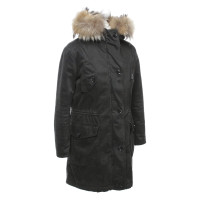 Barbed Parka with real fur