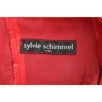 Sylvie Schimmel Jacke/Mantel aus Leder in Rot