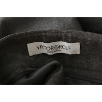 Viktor & Rolf Trousers Wool in Grey