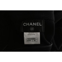 Chanel Jas/Mantel Jersey in Zwart