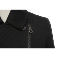 Chanel Jas/Mantel Jersey in Zwart