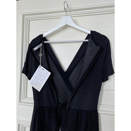 Max Mara Robe en Soie en Noir