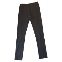 Maje Leggings with leather insert