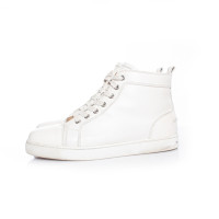 Christian Louboutin Sneakers aus Leder in Weiß