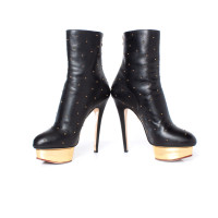 Charlotte Olympia Ankle boots Leather in Black