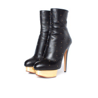 Charlotte Olympia Ankle boots Leather in Black
