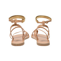 Ancient Greek Sandals Sandals Leather in Nude