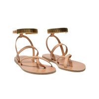 Ancient Greek Sandals Sandals Leather in Nude