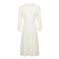 Jil Sander Kleid aus Baumwolle in Weiß