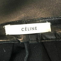 Céline Rock aus Leder in Schwarz
