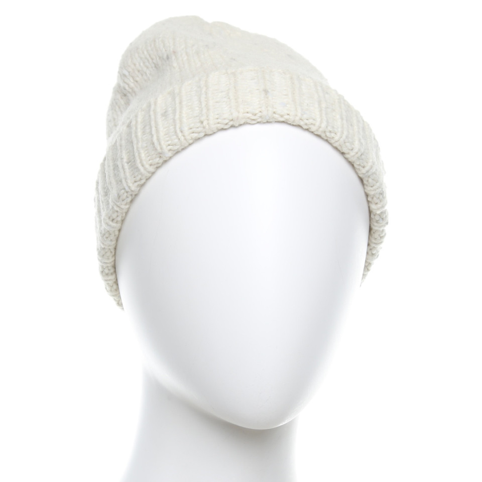 Prada Hat/Cap Wool in Cream