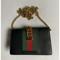 Gucci Sylvie Bag Leather in Black