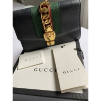 Gucci Sylvie Bag Leather in Black