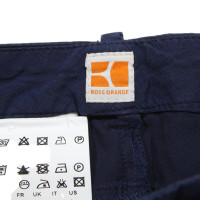 Boss Orange Trousers Cotton in Blue