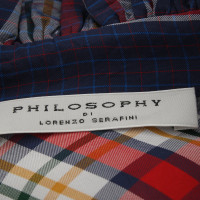 Philosophy Di Lorenzo Serafini Blouse with plaid pattern