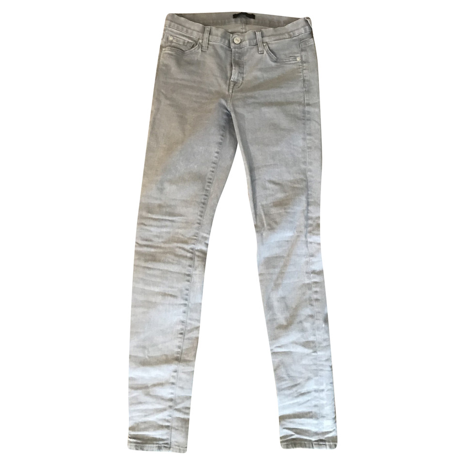 7 For All Mankind De Skinny lichtgrijs