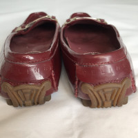 Céline Slippers/Ballerinas Patent leather in Red
