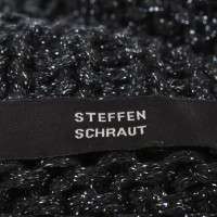 Steffen Schraut Pullover in Blau/Silber