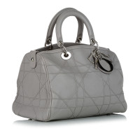 Christian Dior Granville Bag aus Leder in Grau