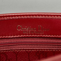 Christian Dior Umhängetasche aus Canvas in Rot