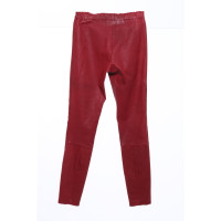 Stouls Trousers Leather in Red