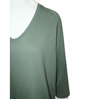 Dries Van Noten Kleid aus Baumwolle in Grün