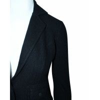 Calvin Klein Jacke/Mantel aus Wolle in Schwarz