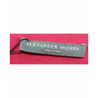 Alexander McQueen Vestito in Cotone in Rosso