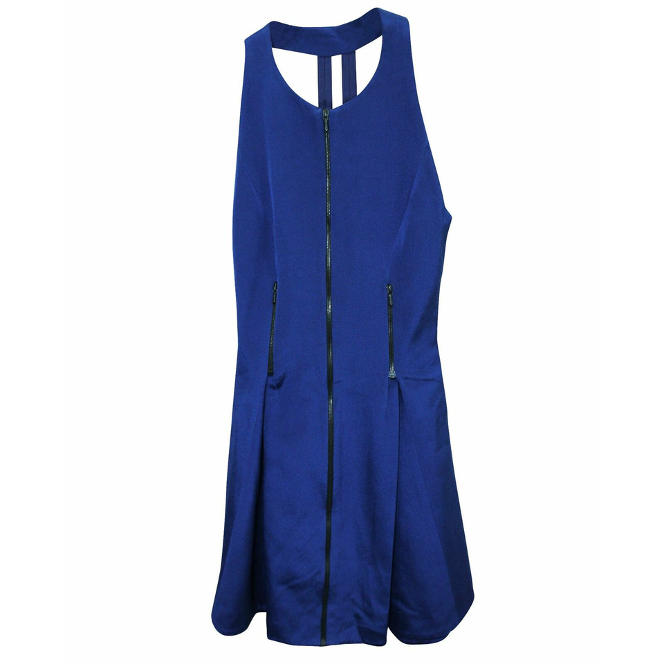 Dion Lee Dress Silk in Blue