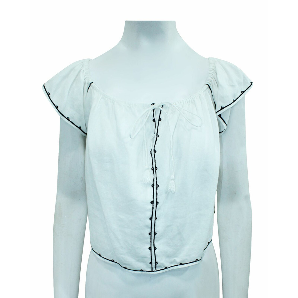 Magali Pascal Top Linen in White