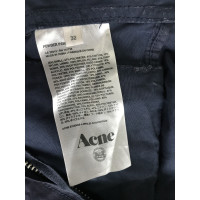 Acne Jacke/Mantel aus Baumwolle in Blau