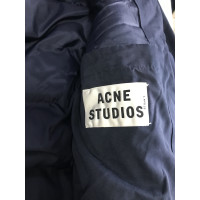 Acne Jacke/Mantel aus Baumwolle in Blau