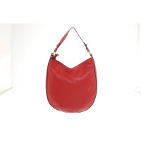 Abro Handtasche aus Leder in Rot