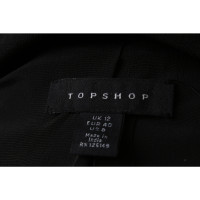 Topshop Jacke/Mantel in Schwarz