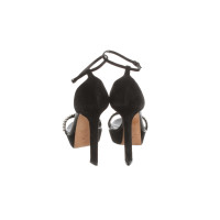 Alexander McQueen Sandals Suede in Black