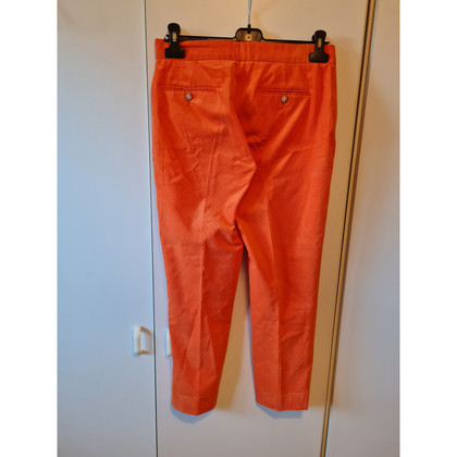 Ralph Lauren Paire de Pantalon en Coton en Orange