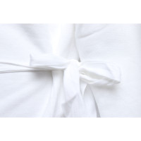 Dries Van Noten Jacke/Mantel aus Baumwolle in Weiß