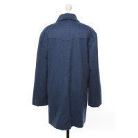 Escada Jacke/Mantel aus Wolle in Blau