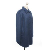 Escada Jacket/Coat Wool in Blue