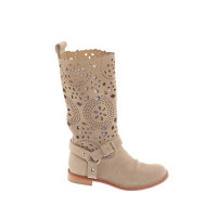 Twinset Milano Ankle boots Leather in Beige