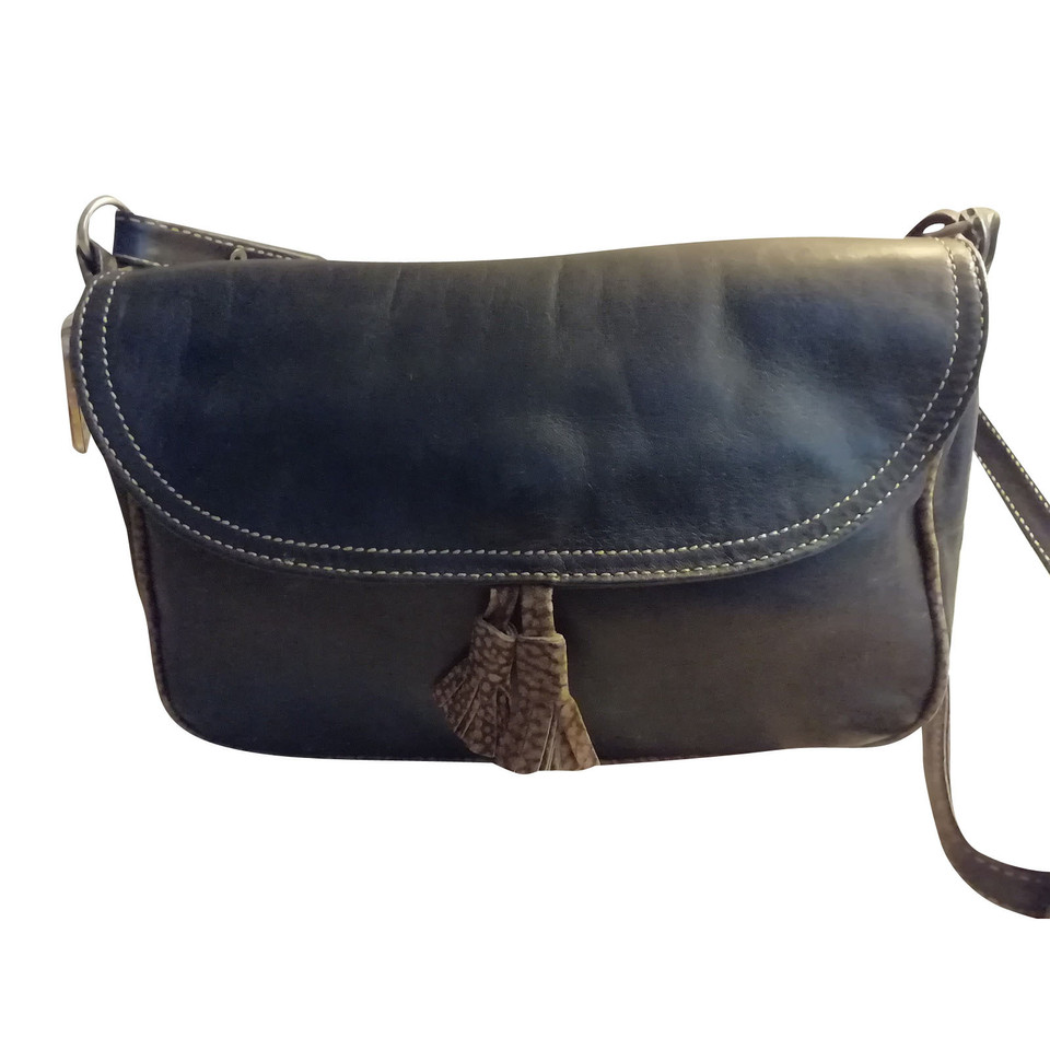 Borbonese Shoulder bag Leather in Black